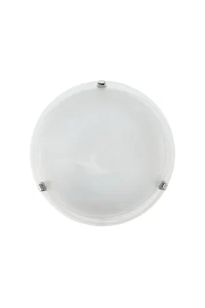 Ultimissimo Modello Plafoniera in vetro classica bianca 1 luce GL0916