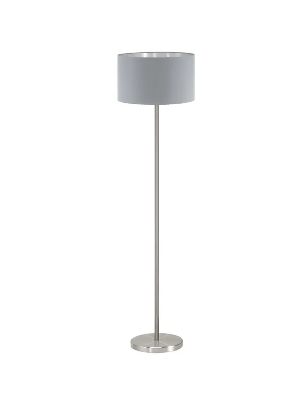 Piantana moderna in tessuto grigio GL1024 Spedizione Espresso
