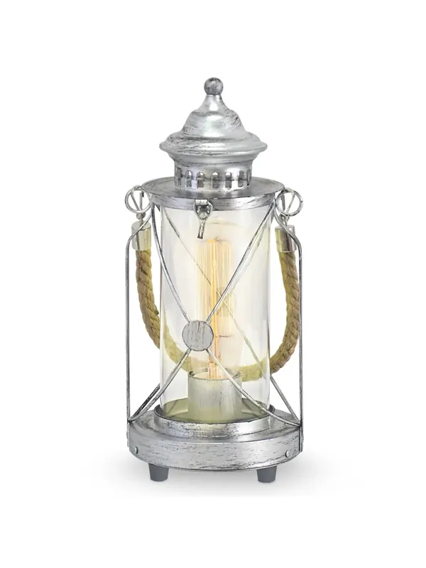 Prezzo Basso Lampada vintage 1 luce argento antico GL1036