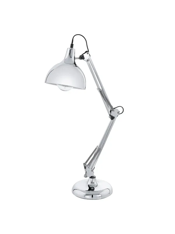 Lampada da studio moderna cromata 1 luce GL1088 Occasione Imperdibile