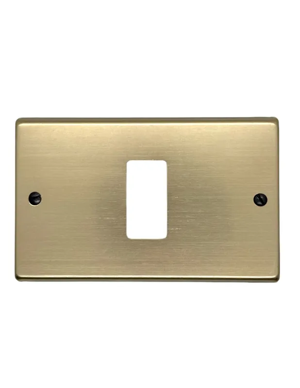 Placca alluminio bronzo 1foro magic 351/1 Di Tendenza