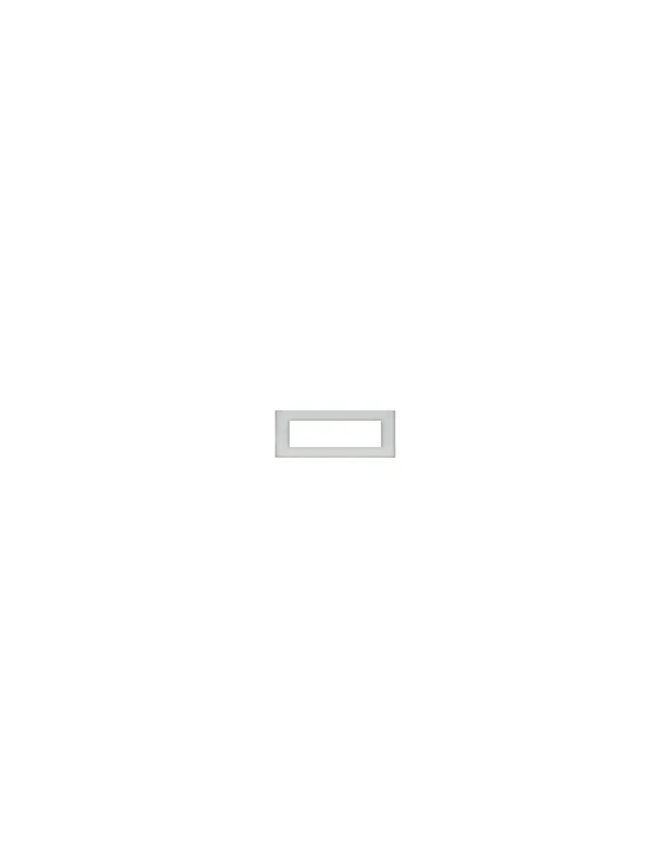 Light placca 7 mod. bianco opale ticino Quantità Limitata
