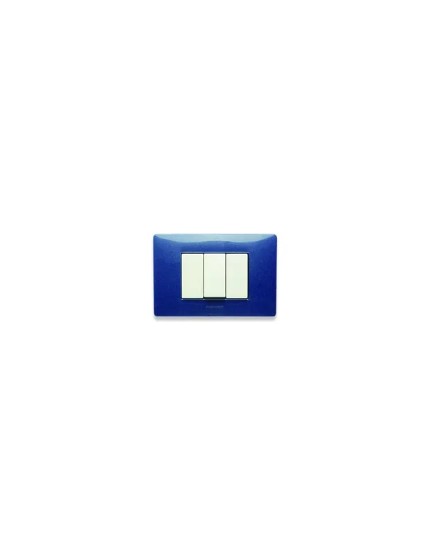 Mix placca 4 posti blu vega 21mx354 master Prezzo Basso