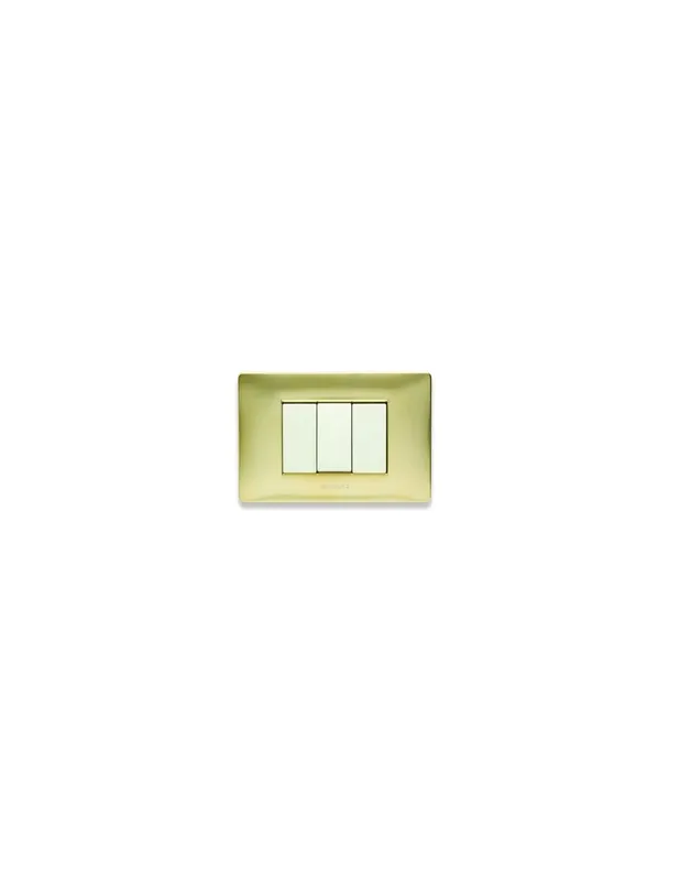 Mix placca 3 posti oro karat 21mx243 master Nuova Collezione