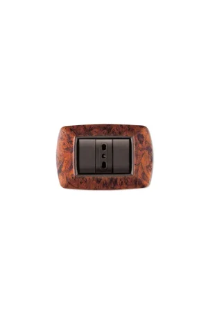Novità Placca life 3f radica per living classic 2983ra elettrocanali