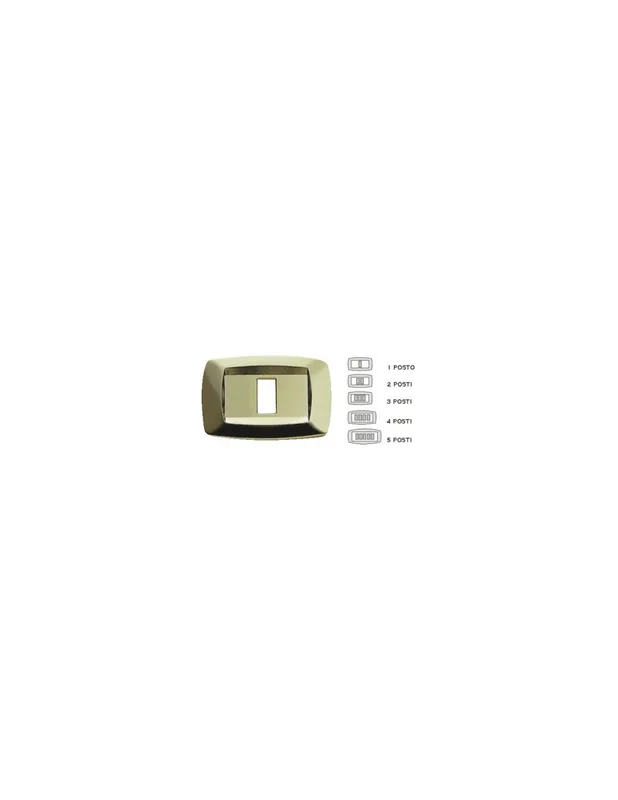 Offerta Limitata Placca modi4 posti ottone md214 master
