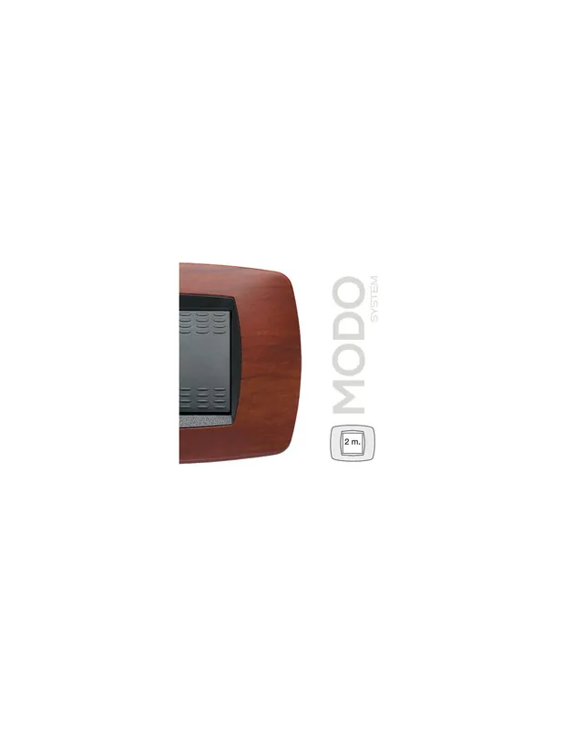 Modo placca 2 posti ciliegio Sconto