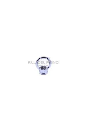Gancio sospensione lampadario galvanico cromo 25x28 Spedito Oggi