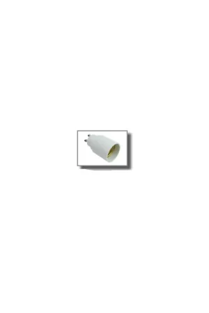 Adattatore lampada gu10 a e27 edison bianco 39.pa1027 Ultima Occasione