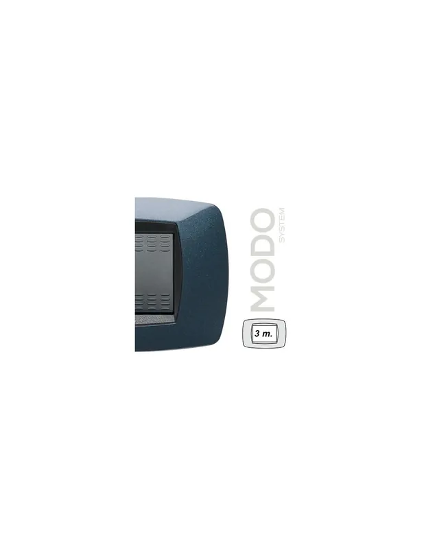 Economico Placca modo 3 posti blu notte 39tc353 master