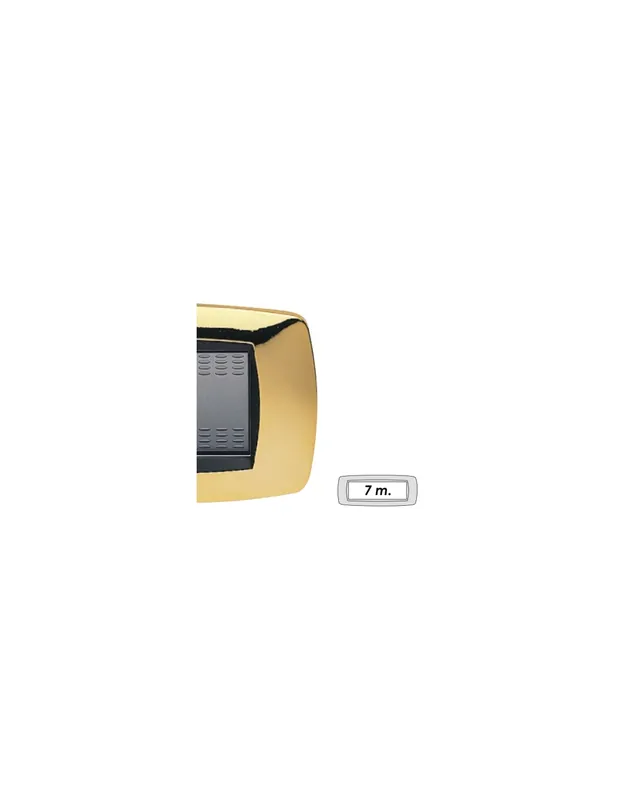 Placca modo 7 posti ottone 39tc217 master Ultime Pezzi