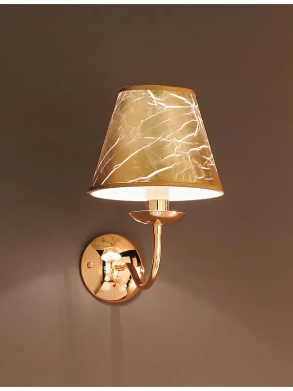 Applique classico con paralume 1 luce DP017 Reso Gratuito