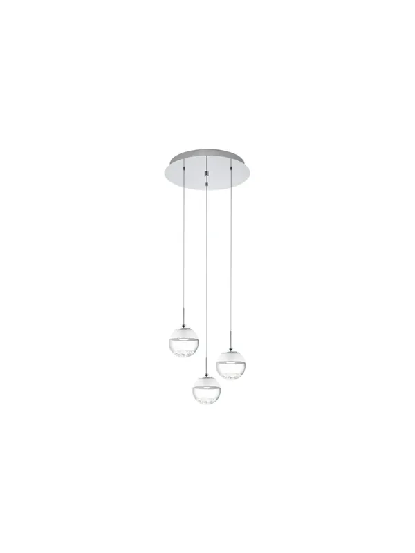 Affare Lampadario moderno a led cromato GL1283