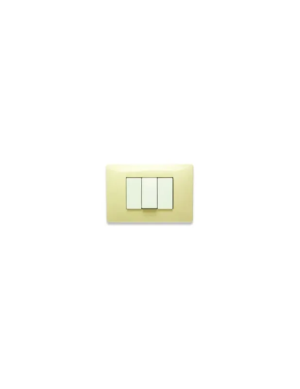Scelto Dai Clienti Placca 4 posti bianco parigi mix 21mx124 master