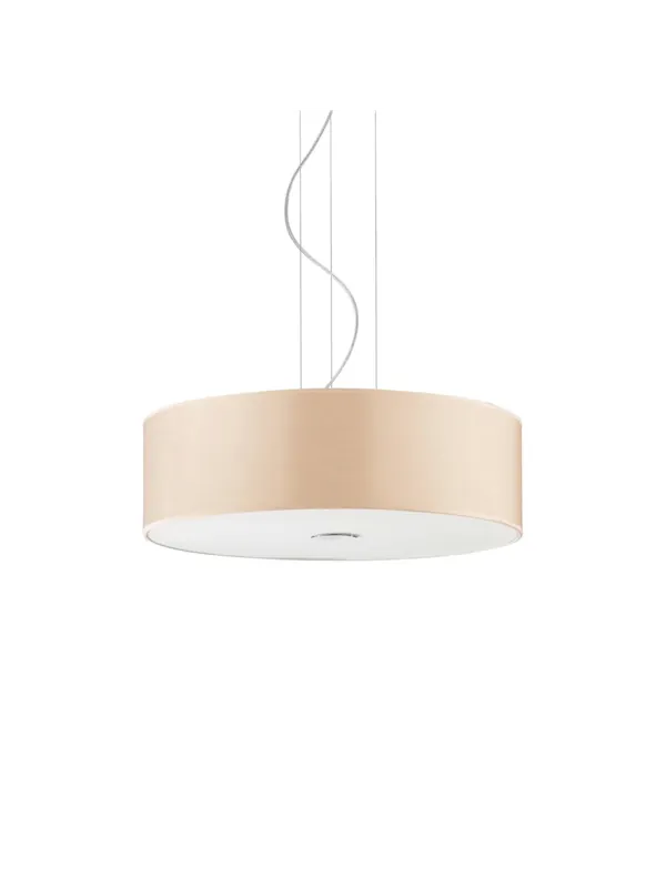 Prezzo Di Fabbrica Lampadario in tessuto 4 luci moderno effetto legno DL1261