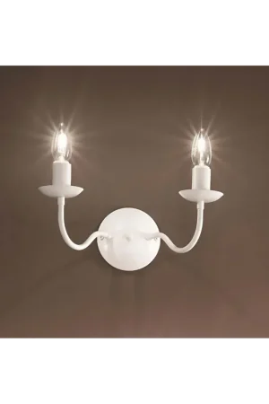 Applique moderno bianco 2 luci DP043 Promo Stagionale