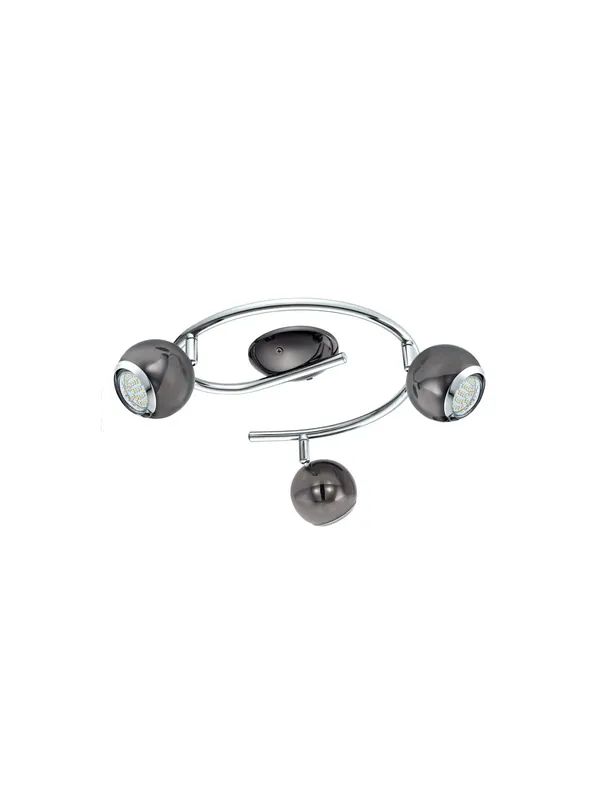 Pagamento Sicuro Plafoniera moderna spot led nickel nero. GL1417
