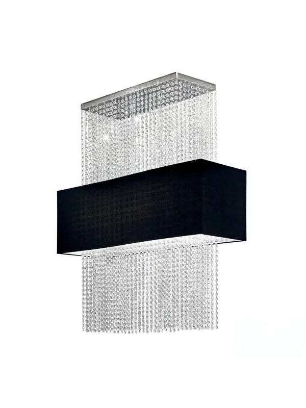 Lampadario in cristallo nero 5 luci moderno DL1363 Promozione
