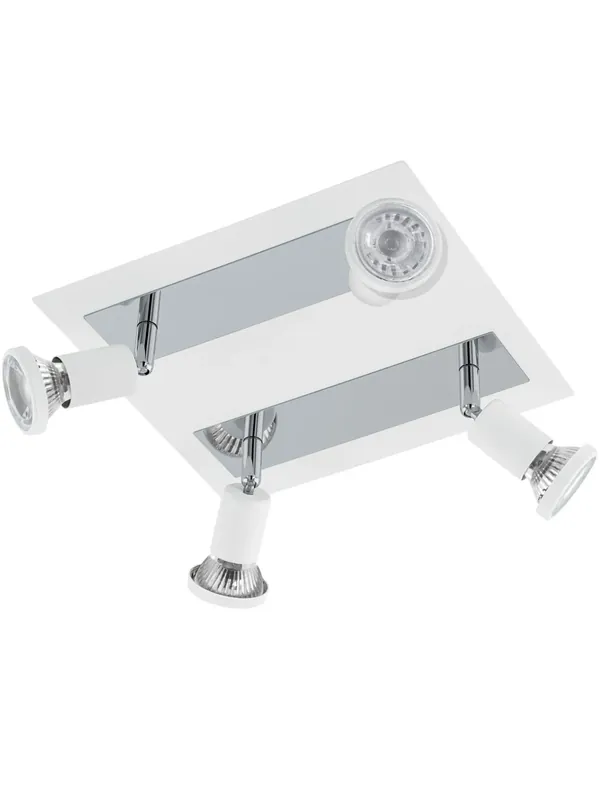 Offerta Limitata Plafoniera moderna spot a led cromata GL1434