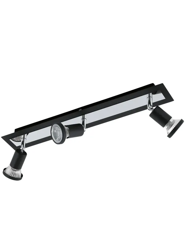 Plafoniera moderna spot a led nera GL1440 Consegna Rapida