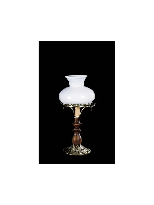 Lumetto legno e ottone classico 1 luce BGA 823 Compra Online