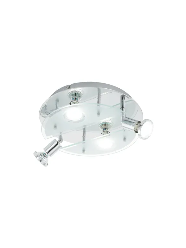 Plafoniera moderna spot a led cromata GL1449 Affare