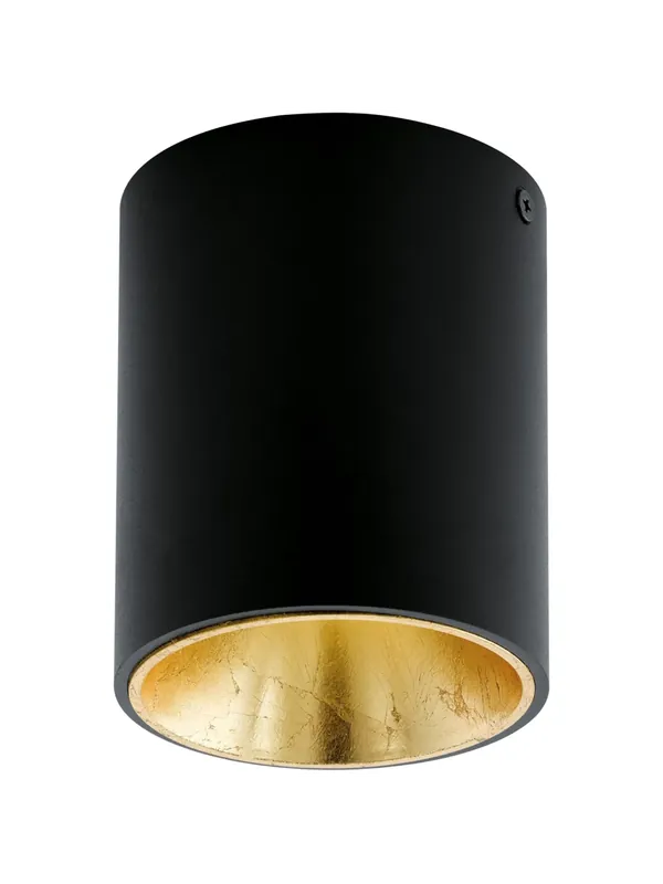 Faretto moderno a led nero e oro GL1489 Ordina Subito