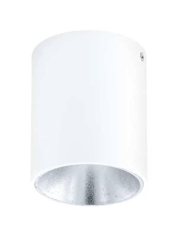 Faretto moderno a led bianco e argento GL1493 Compra Online