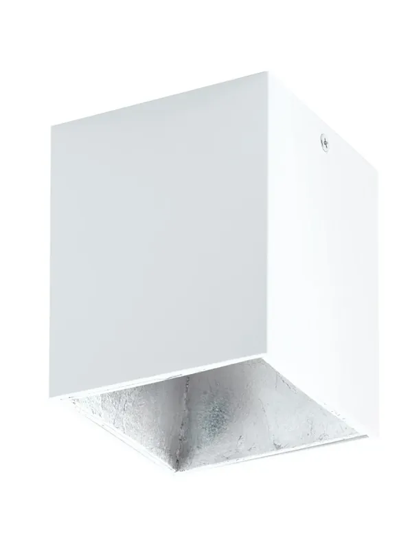 Vendita Finale Faretto moderno a led bianco e argento GL1494