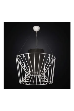 A Buon Prezzo Lampadario moderno bianco e nero 1 luce BGA 2471-S50