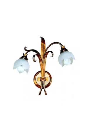 Applique classico ferro battuto 2 luci Esse 100/2A Prezzo Ridotto