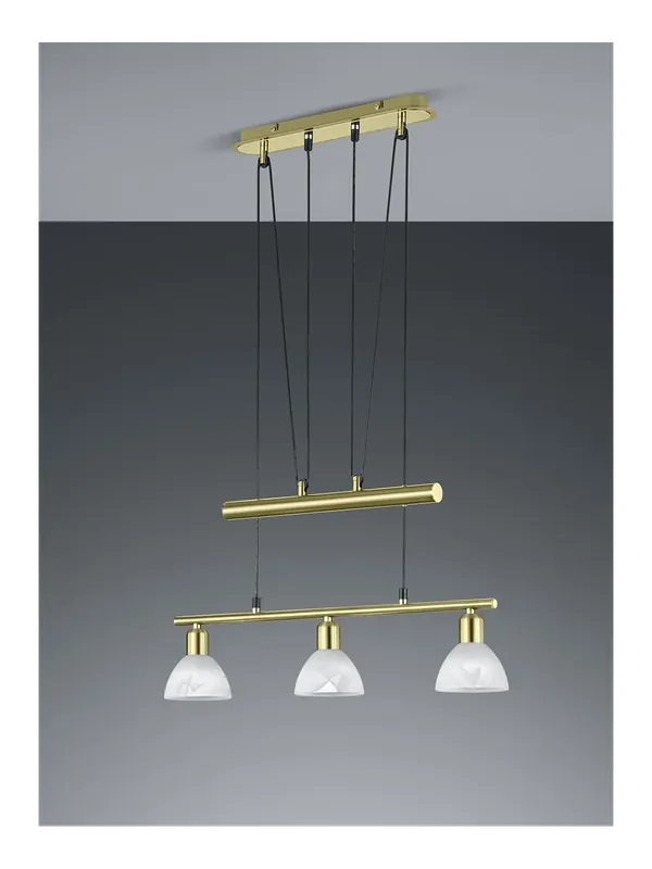 Lampadario a led ottone TR322 Offerta Lampo