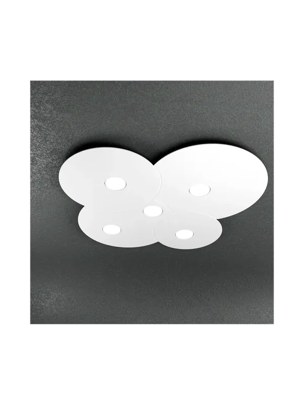 Consegna Rapida Plafoniera moderna 5 luci design tpl 0576