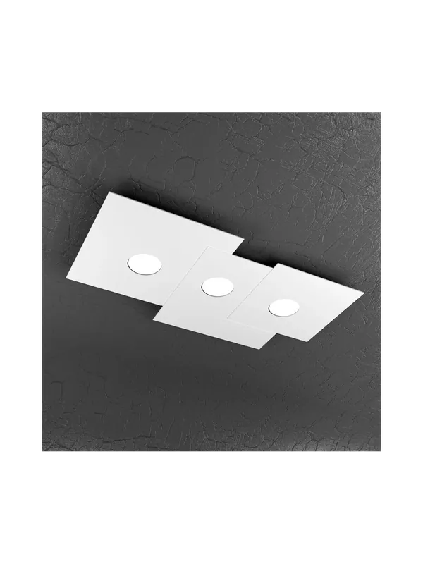 Pagamento Sicuro Plafoniera moderna 3 luci design tpl 0590