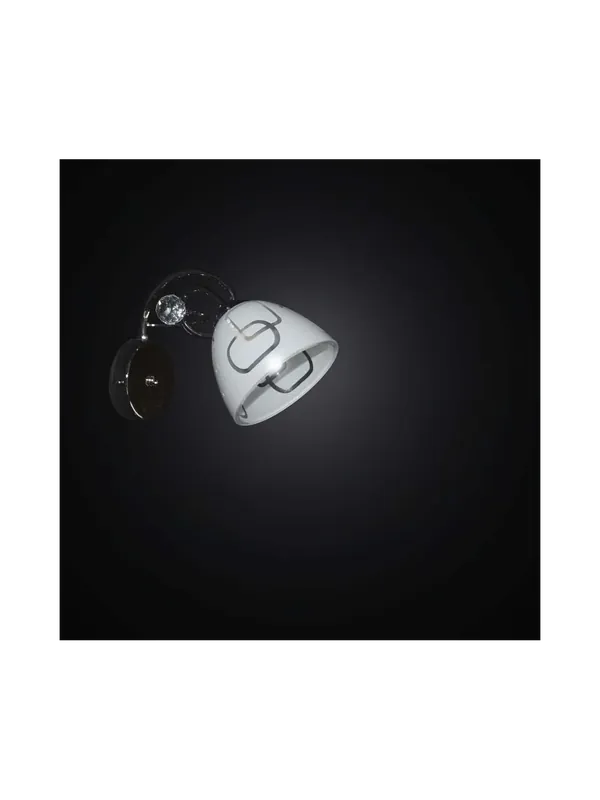 Ultime Pezzi Applique moderno cromato 1 luce BGA 2464-A1