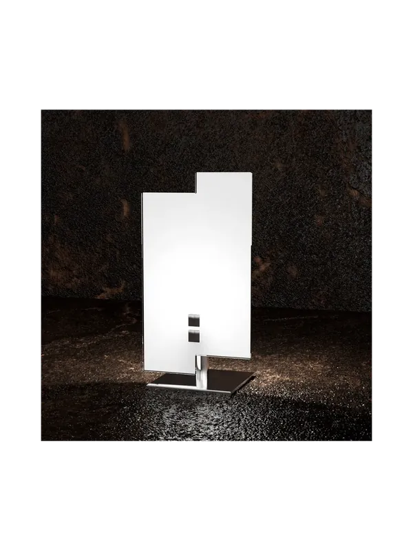 Spedizione Espresso Lumetto moderno 1 luce vetro bianco tpl 0642