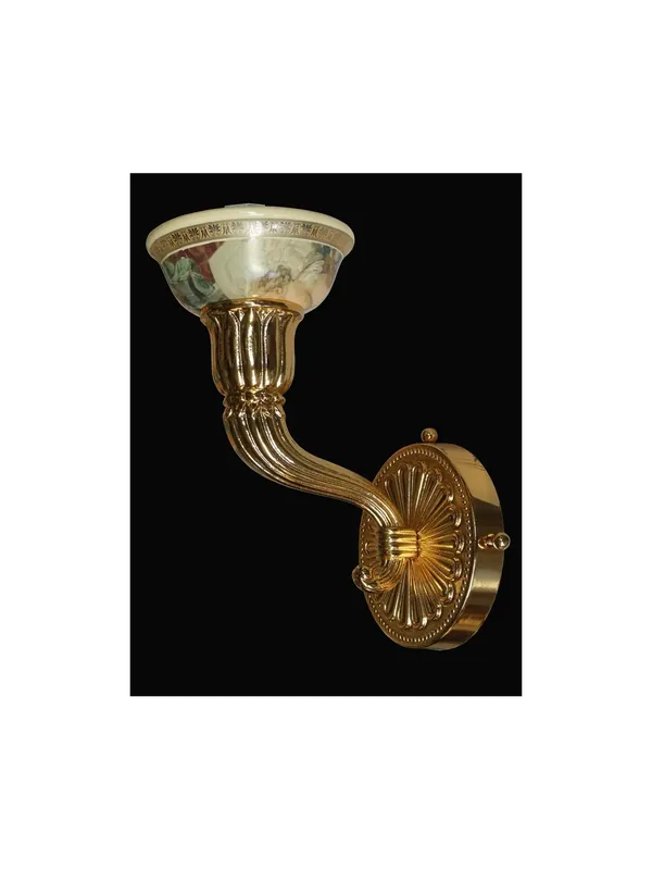 Spedito Oggi Applique classico in ottone 1 luce BGA 1324
