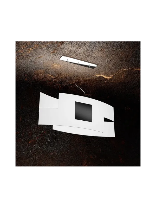 Offerta Lampadario moderno 2 luci in vetro tpl 0610