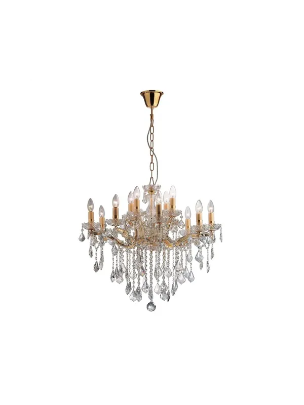 Offerta Speciale Lampadario classico 12 luci cristallo DL1555