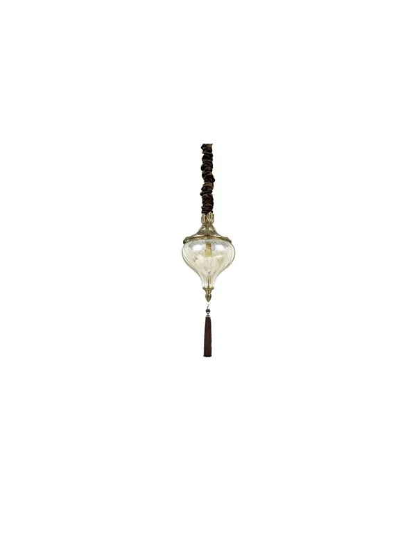 Lampadario classico brunito con cristalli DL1561 Professionale