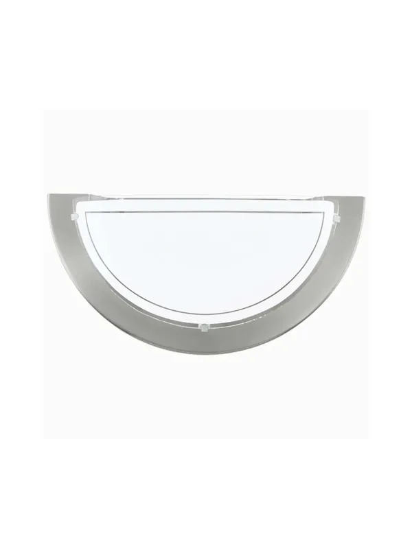 Applique moderno in vetro bianco GL1582 Spedito Oggi