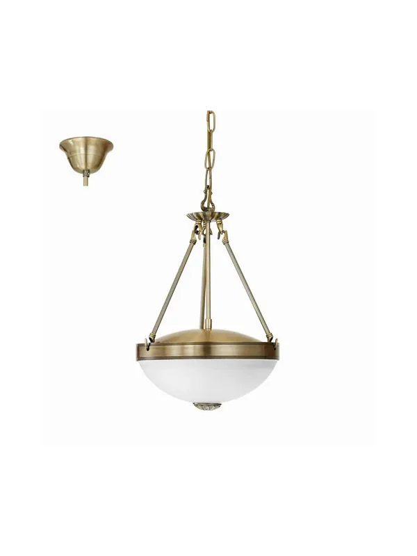 Lampadario classico 2 luci bronzo oro GL1586 Prezzo Conveniente
