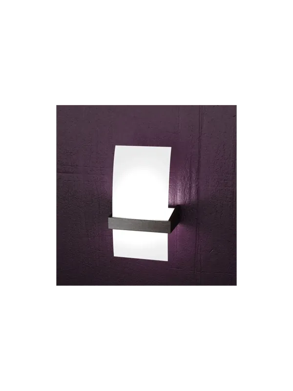 Compra Online Applique 1 luce moderno cromato e legno wengè tpl 0870