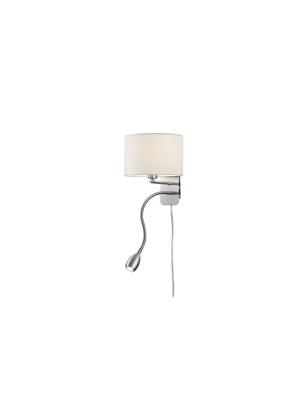 Nuova Collezione Applique a Led bianco in stoffa TR393