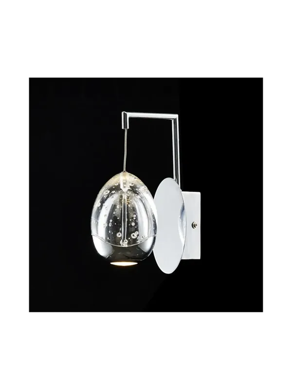 Promozione Applique a led 4,8w design con cristalli illuminati Golden Egg