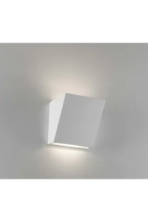 Applique in ceramica bianco a 1 luce coll.2601A108 Reso Gratuito
