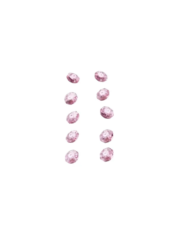 Occasione Imperdibile 10pz Ottagono Cristallo Rosa