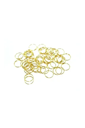30pz Anello Clips Oro chiusura per cristalli Offerta