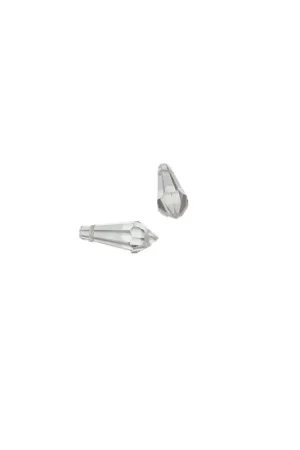 2pz Prisma Goccia Cristallo Trasparente Sconto