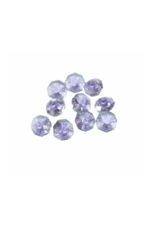 10pz Ottagono Cristallo Glicine Compra Adesso